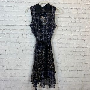 Simply Vera Wang Ruffle Shirt Dress Size XL Petite